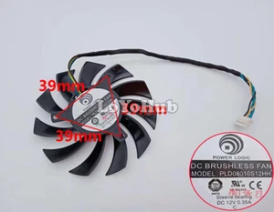 NEW For MSI graphics card fan POWERLOGIC PLD08010S12HH 12V 0.35A - Picture 1 of 6