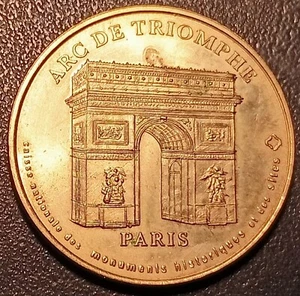 Médaille touristique - Paris (75) Arc de Triomphe CNMHS 1998 ! 75P-ADT/1 - Foto 1 di 2