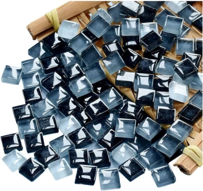 100 Piezas Azulejos de Mosaico a Granel Colores Surtidos Mosaico Opaco Vidrio Artesanía Suministros Foto 1 de 4