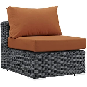 Modway Summon Outdoor Patio Sunbrella® Armless in Canvas Tuscan - Picture 1 of 4