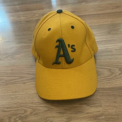 Gorra de pelota ajustable Oakland atletismo sombrero bordado TWINS ENTERPRISE amarillo Foto 1 de 4