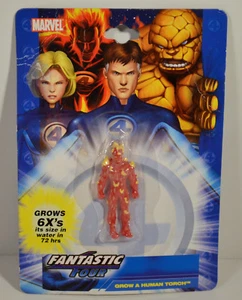 RARE 2005 Human Torch 2" Buy-Rite Growing Action Figure Marvel Fantastic 4 Four - Picture 1 of 3