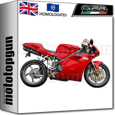 SISTEMA DE ESCAPE COMPLETO MEDIO GPR 2 HOM FURORE NEGRO DUCATI 996 S - SPS 2001 01 Foto 1 de 3