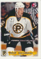 1998-99 Providence Bruins Team Issue # ANTTI LAAKSONEN