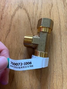 5/8" x 1/2" TEE 750072-1008 New! FLF772 AMC Free - Picture 1 of 6