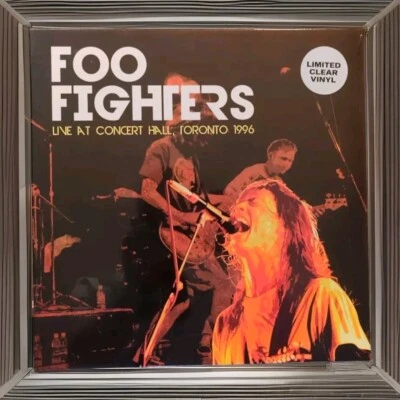 SEALED Foo Fighters Live at Concert Hall, Toronto 1996 Vinyl LP Record Clear Clr - Image 1 of 4