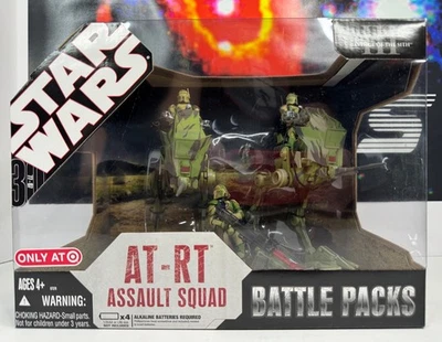 ULTRA MINT Hasbro 2007 Star Wars AT-RT Assault Squad TARGET EXCLUSIVE MISB  - Image 1 of 4