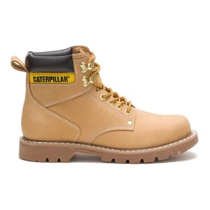 Caterpillar Men Second Shift Work Boot Work Boots Leather - Picture 1 of 21