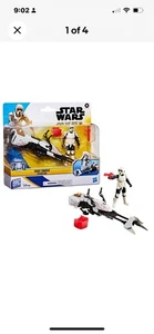 Star Wars Biker Scout Trooper & Speeder Bike Epic World of Action Figuren Set - Bild 1 von 3
