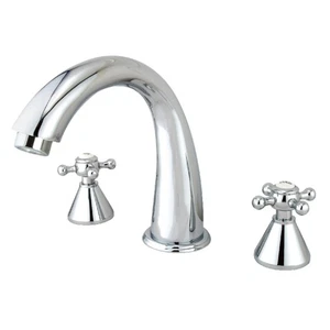 Kingston Brass KS236.BX Deck Mounted Roman Tub Filler - Chrome - Picture 1 of 1