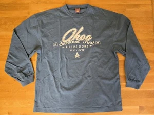 Akoo Survivor First Graphic Alpine Long Sleeve Shirt Size 2XL Blue Green - Picture 1 of 9