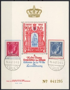 [G41.487] Luxemburgo 1945 buena hoja especial en estado bastante bueno - Imagen 1 de 1