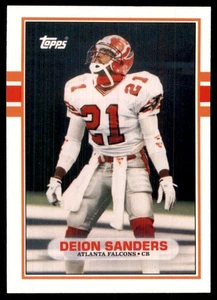 Topps Traded Deion Sanders RC 1989 Atlanta Falcons #30T - Imagen 1 de 2