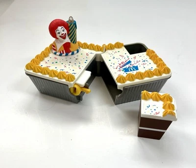 1991 McDonald’s Happy Birthday Cake Slice Replacement Fisher Price Pretend Play - Image 1 of 4