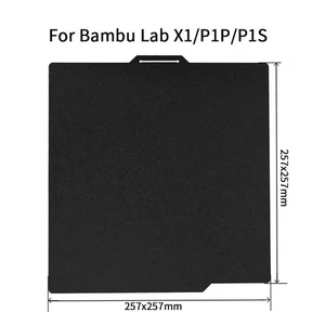 Double Sided Build Plate For Bambu Lab X1/X1C/P1P/P1S/A1 Epoxy Resin Steel Plate - Afbeelding 1 van 7