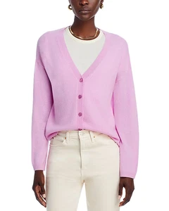 C by Bloomingdale's Cashmere V Neck Cardigan MSRP $178 - Picture 1 of 3
