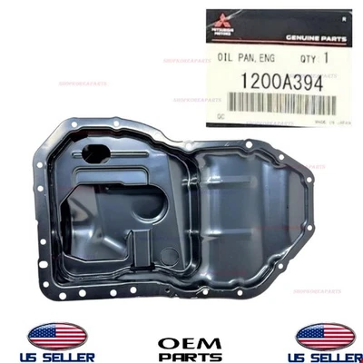 Cacerola de aceite de motor original OEM Mitsubishi Lancer EVO 2008-2015 2,0 L Turbo 1200A394 Foto 1 de 4