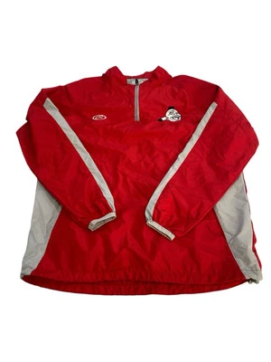 Preowned Vintage Rawlings MLB Atlanta Brands Chief Windbreaker Jacket Sz M R3 - Image 1 of 4
