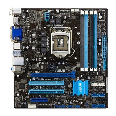 Asus P8Q77-M Scheda Madre socket lga 1155 intel Q77 motherboard ddr3 computer - Immagine 1 di 4