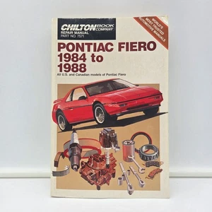 Chilton Repair Manual Pontiac Fiero 1984–1988 Vintage 1989 Edition Part No. 7571 - Bild 1 von 4