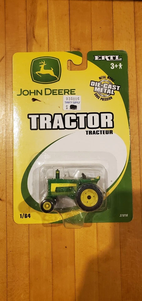 Ertl 37016 John Deere Tractor 1/64 Scale Metal Die Cast NIP Free Shipping - Image 1 of 1