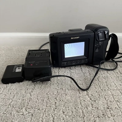 Sharp VL-E34U 8 Viewcam Camcorder Hi-Fi Monaural VL-E34 Video Transfer TESTED - Image 1 of 4