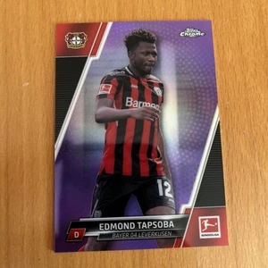 2021 Topps Chrome Bundesliga Purple Refractor 177 /299 Edmund Tapsoba - Bild 1 von 2