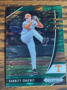 Garrett Crochet 2020 Panini Prizm Green & Yellow Hyper FREE SHIPPING - Bild 1 von 3