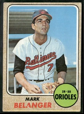 1968 Topps #118 Mark Belanger VG - Image 1 of 2