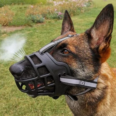 Dog Muzzle Soft Basket Muzzle for Dogs Dog Mouth Guard for Small Medium Large...