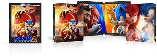 Sonic the Hedgehog 2 (Steelbook) [New 4K UHD Blu-ray] With Blu-Ray, 4K Masteri - Image 1 of 1