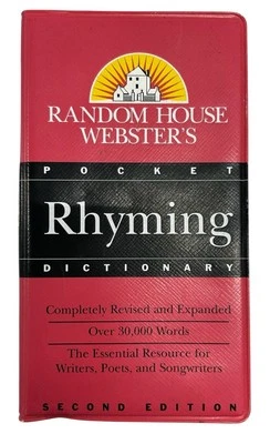 Random House Webster's Rhyming Dictionary Pocket Soft Cover - Image 1 of 4