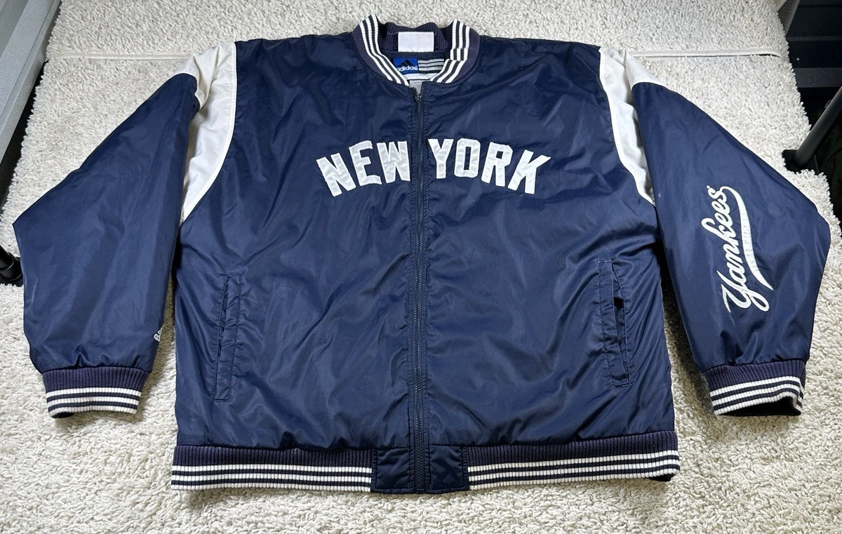 Adidas × Yankees スタジャン ジャケット 極美品 L Adidas Yankees スエードレザージャケット ヤンキース