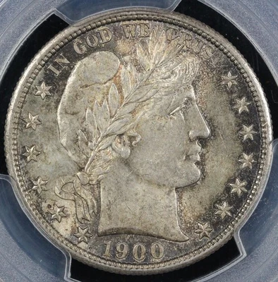 Medio dólar de peluquero 1900 50c graduación profesional MS 64 Foto 1 de 4