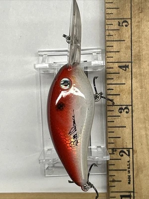 Vintage Excalibur Bill Dance Fat Free Shad Crankbait Fishing Lure  - Image 1 of 4