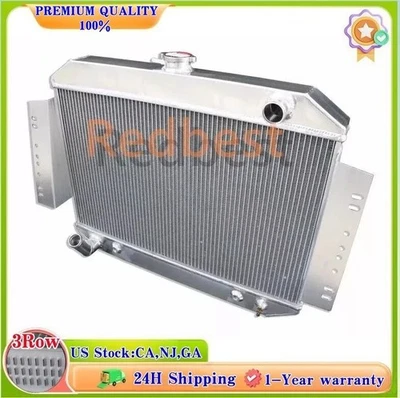 Radiador de 3 filas 1585 para Jeep Grand Wagoneer 1980-1991 J10 J20 Cherokee 5,9 L 360 Cu Foto 1 de 4