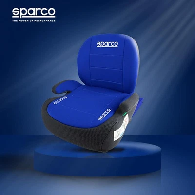 SPARCO UNIVERSAL CAR BOOSTER SEAT I-SIZE FOR 6–12 YEARS KIDS BLUE/GREY - Image 1 of 4