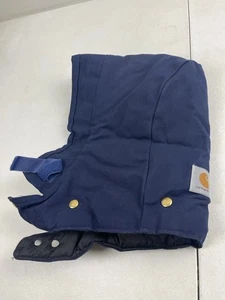 Carhartt FR Force Navy Duck Hood Dark Quilt Lined Snap On - Bild 1 von 5