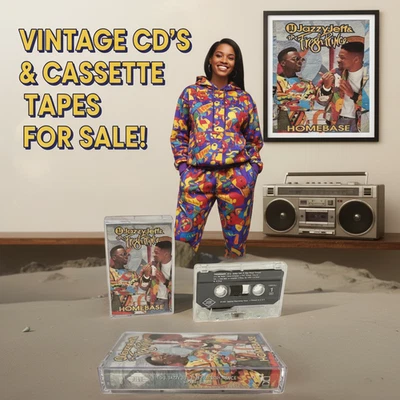 •D.J. JAZZY JEFF AND THE FRESH PRINCE ~ HOMEBASE• (1991 OG PRESS) (CASSETTE) (2) - Image 1 of 4