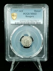 1537-KB Denar HUNGARY PCGS MS62 #4552 - Picture 1 of 4