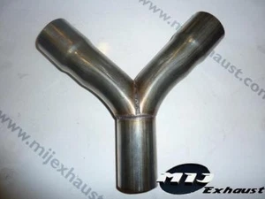 Y Piece Exhaust Divider Section 2.25" 57mm Pipe Joint - Picture 1 of 1