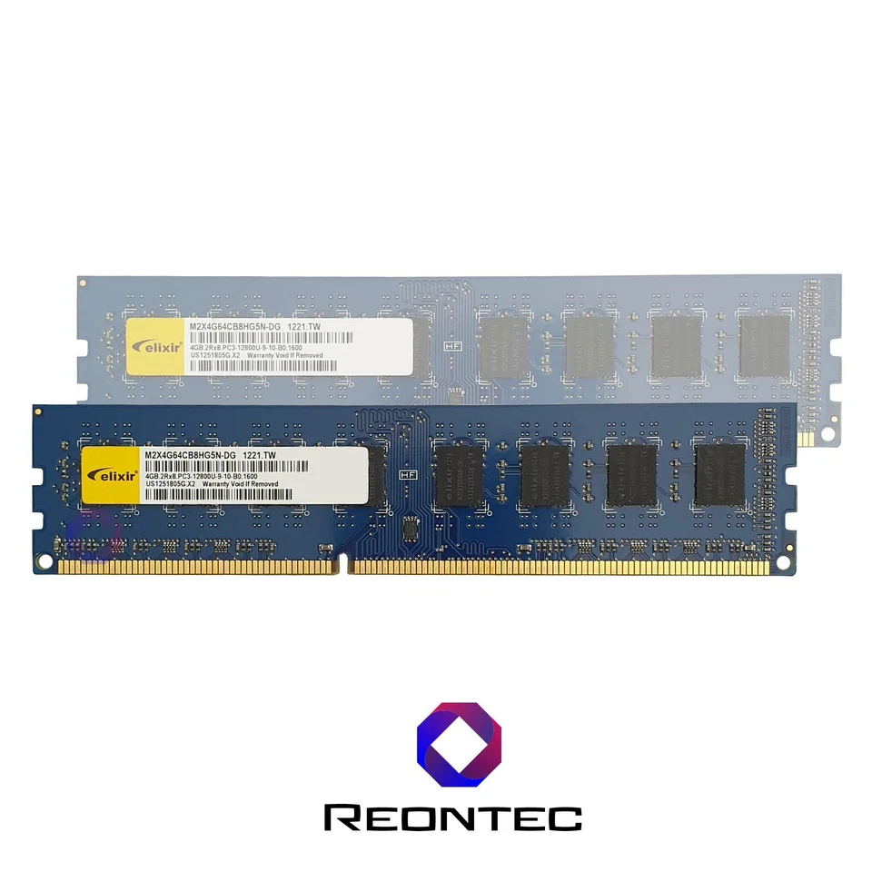 4GB PC RAM Elixir PC3 - 12800U DDR3 M2X4G64CB8HG5N-DG 2Rx8 Arbeitsspeicher - Bild 1 von 1
