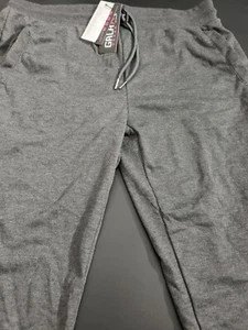 Men's Joggers Sweatpants Dark Gray XXL Slim Fit Fleece Pants Galaxy By Harvic  - Picture 1 of 5