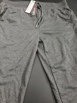 Men's Joggers Sweatpants Dark Gray XXL Slim Fit Fleece Pants Galaxy By Harvic  - Image 1 of 4