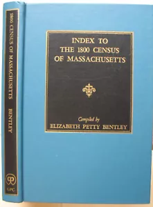 1800 Censo Federal MA Índice de Massachusetts libro de historia local familiar - Imagen 1 de 5