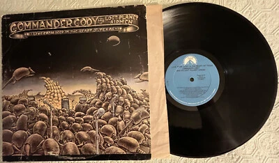 COMMANDER CODY LIVE FROM DEEP IN THE HEART OF TEXAS 1974 PARAMOUNT PAS1017 M- - Image 1 of 3