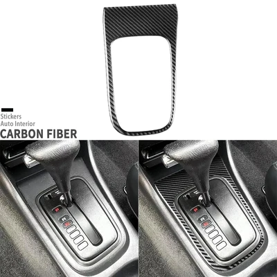 Cubierta de panel de cambio de marchas de consola central de fibra de carbono real para Acura Integra 94-01 Foto 1 de 4