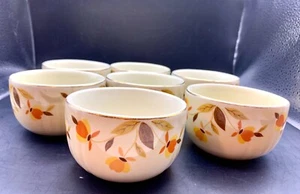 Hall's Superior 7er Set Puddingschalen Mary Dunbar Autumn Leaf Vintage - Bild 1 von 5
