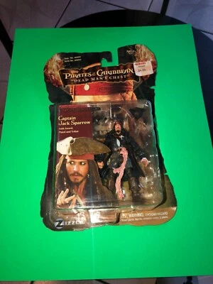 Boneco de ação Captain Jack Sparrow Pirates of The Caribbean Dead Man's Chest 4" - Imagem 1 de 4