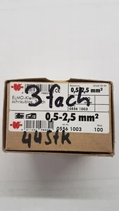 10x NEUE WAGO Würth 3-Leiter Klemme Dosenklemme 0,5-2,5 mm² 0556 1003 273-104 - Bild 1 von 2